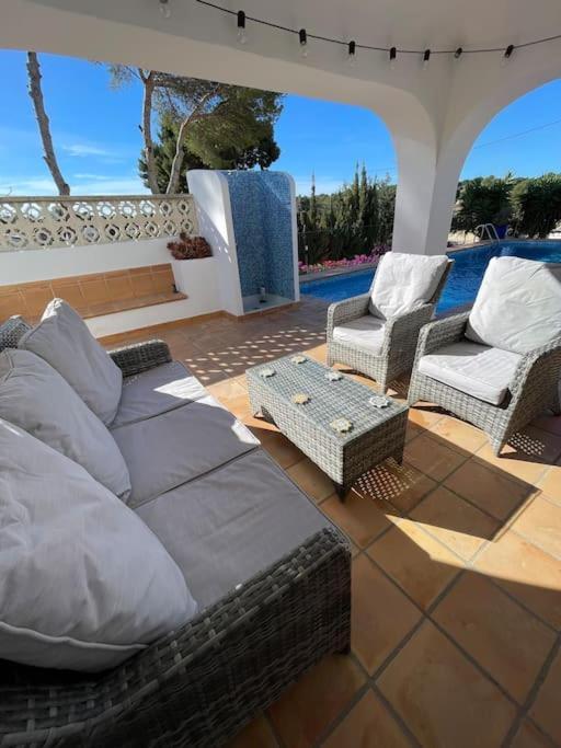 Villa In Moraira - El Faro Luaran gambar